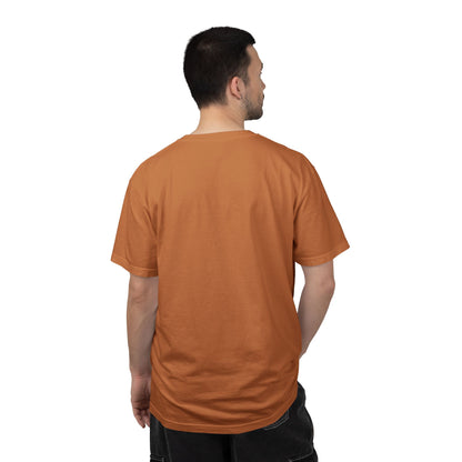 T-Shirt épais Zlash Homme - orange cocktail - logo noir
