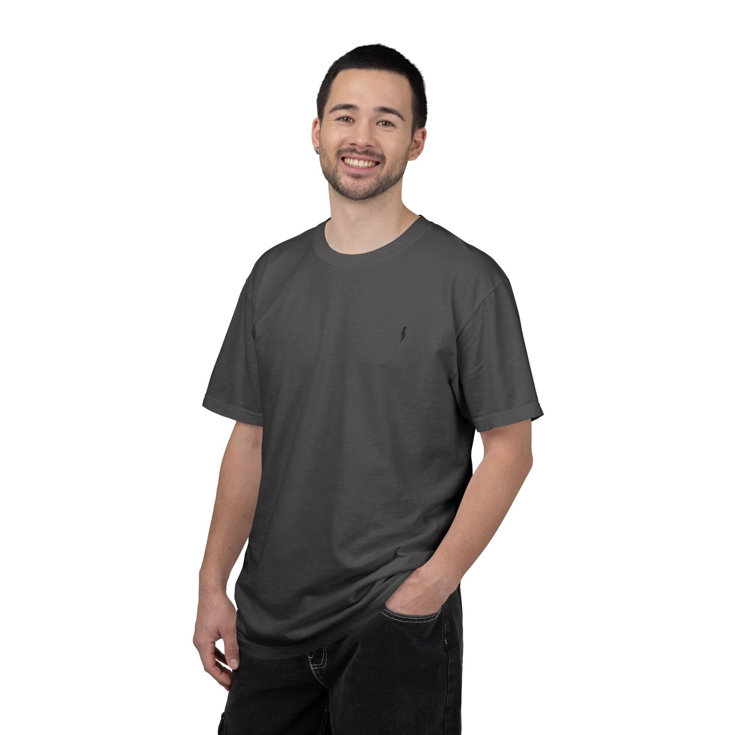 T-Shirt épais Zlash Homme - graphite - logo noir