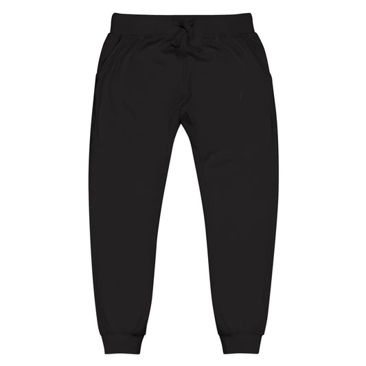 Jogging en polaire Zlash unisexe - noir - logo noir