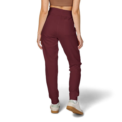 Jogging en polaire Zlash unisexe - bordeaux - logo noir