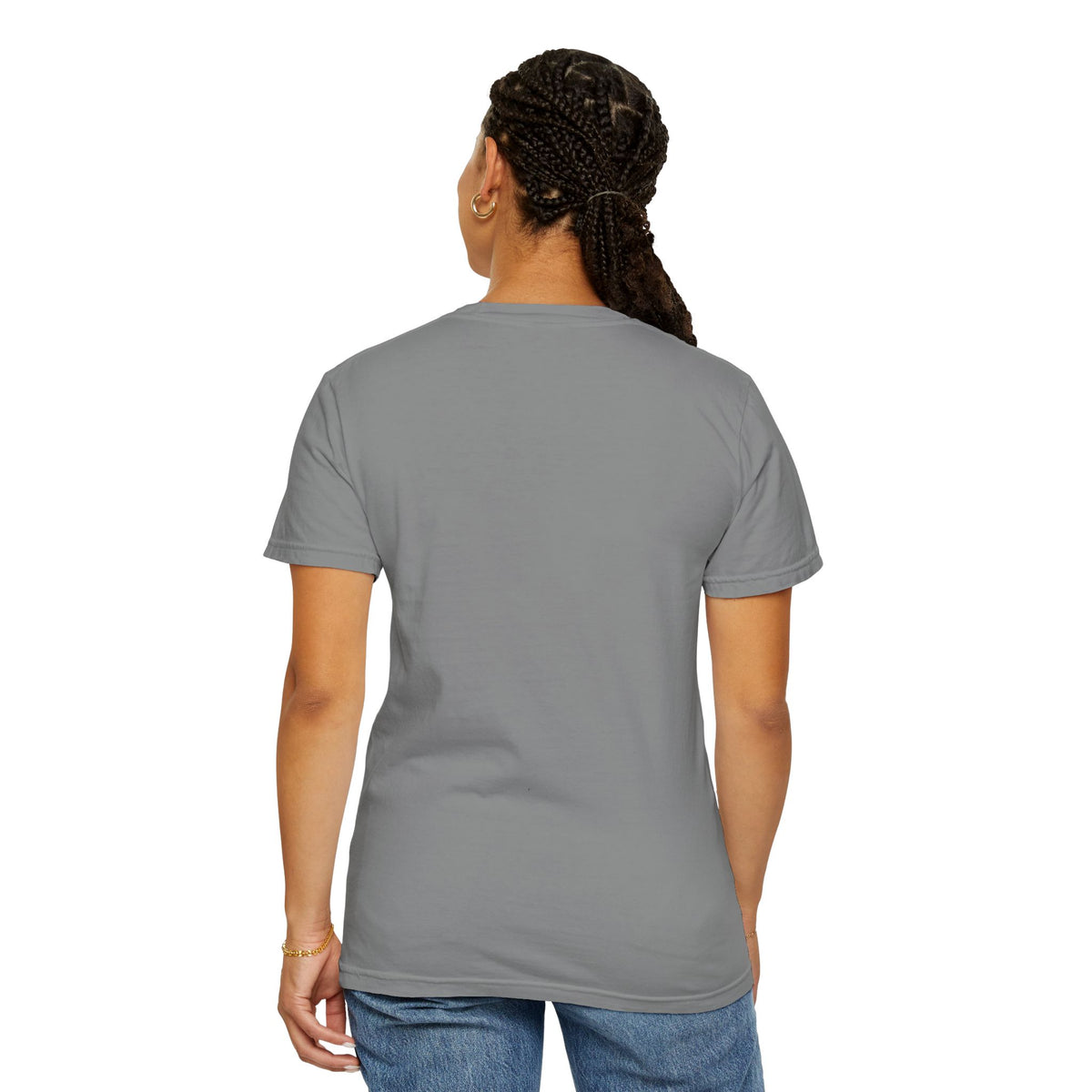 T-Shirt épais Zlash Femme - gris - logo noir