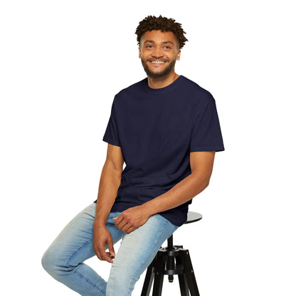 T-Shirt épais Zlash Homme - bleu marine - logo noir