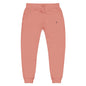 Jogging en polaire Zlash unisexe - vieux rose - logo noir
