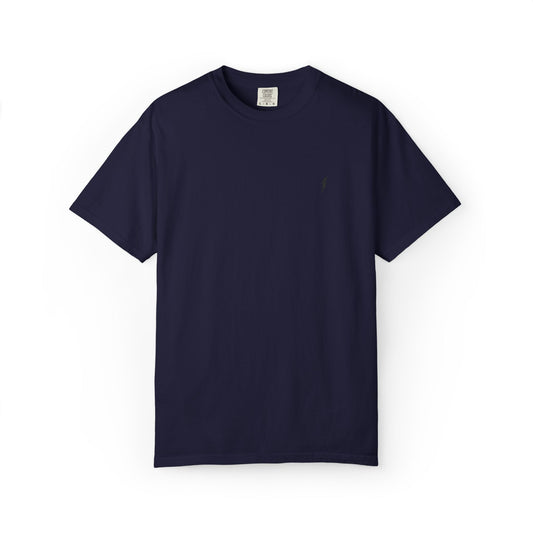 T-Shirt épais Zlash Homme - bleu marine - logo noir