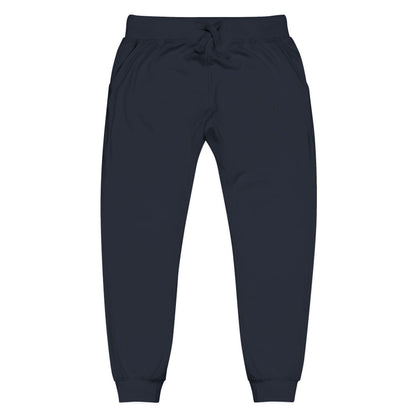 Jogging en polaire Zlash unisexe - bleu marine - logo noir