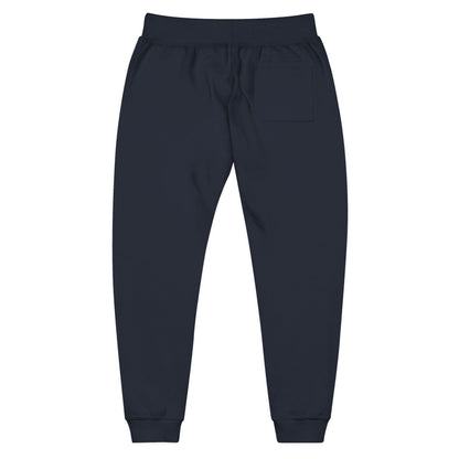 Jogging en polaire Zlash unisexe - bleu marine - logo noir