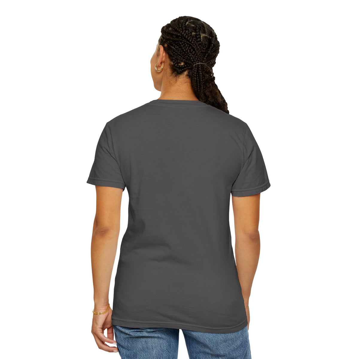 T-Shirt épais Zlash Femme - graphite - logo noir