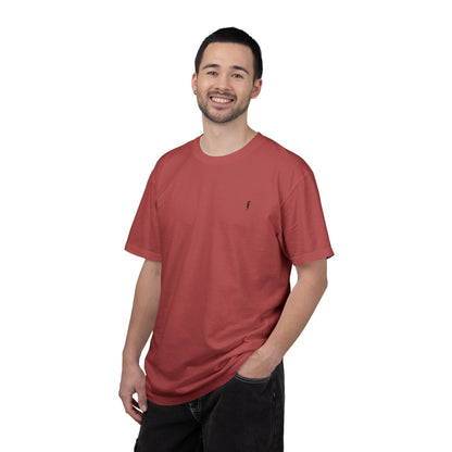T-Shirt épais Zlash Homme - rouge profond - logo noir