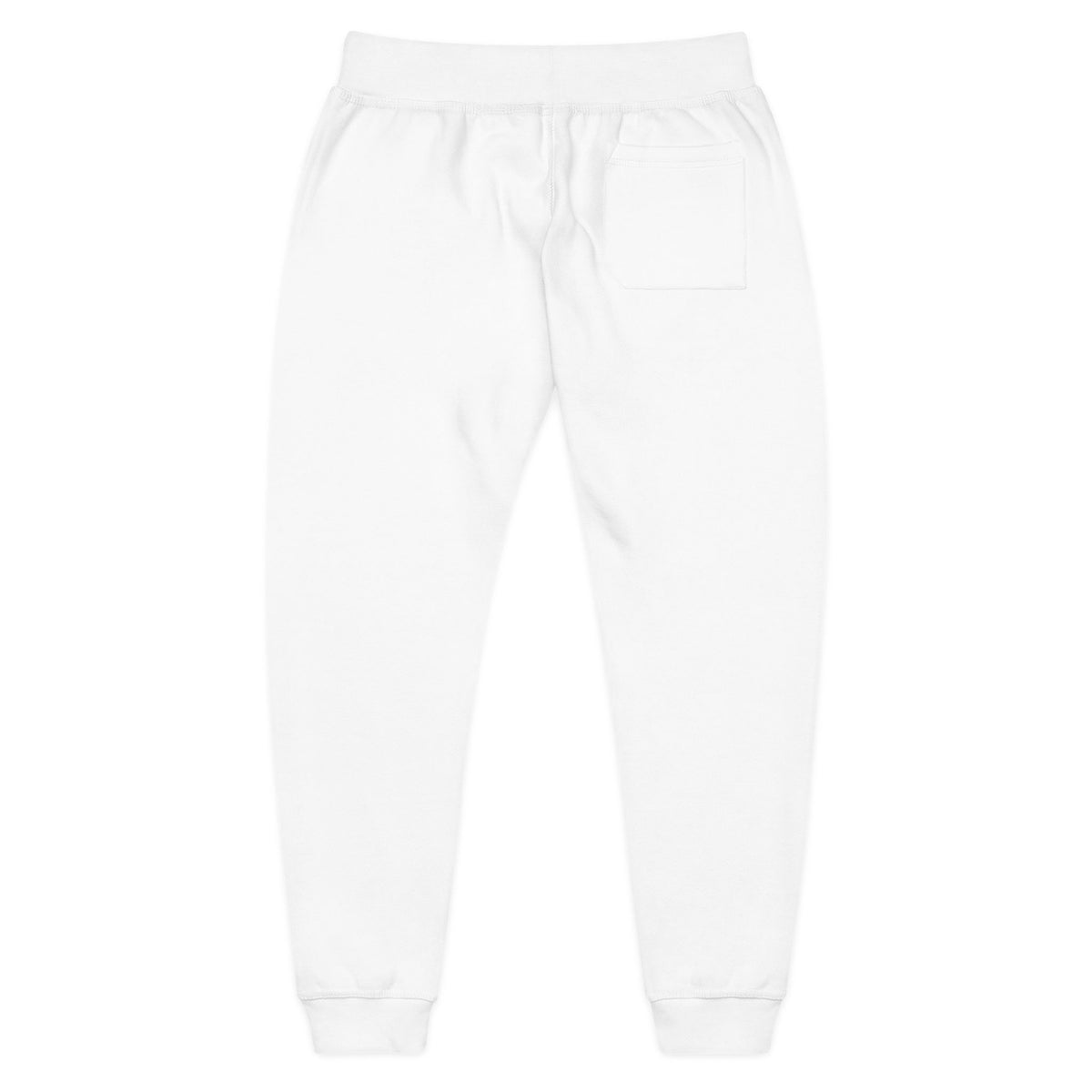 Jogging en polaire Zlash unisexe - blanc - logo noir
