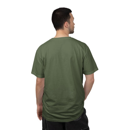 T-Shirt épais Zlash Homme - vert sauge - logo noir