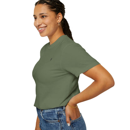T-Shirt épais Zlash Femme - vert forêt - logo noir