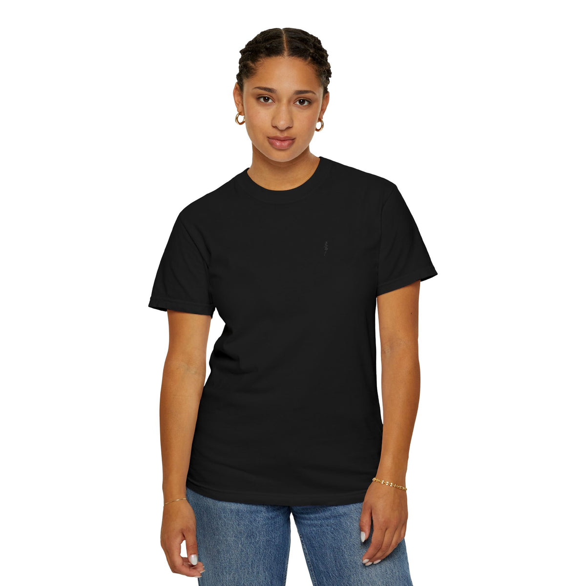 T-Shirt épais Zlash Femme - noir - logo noir