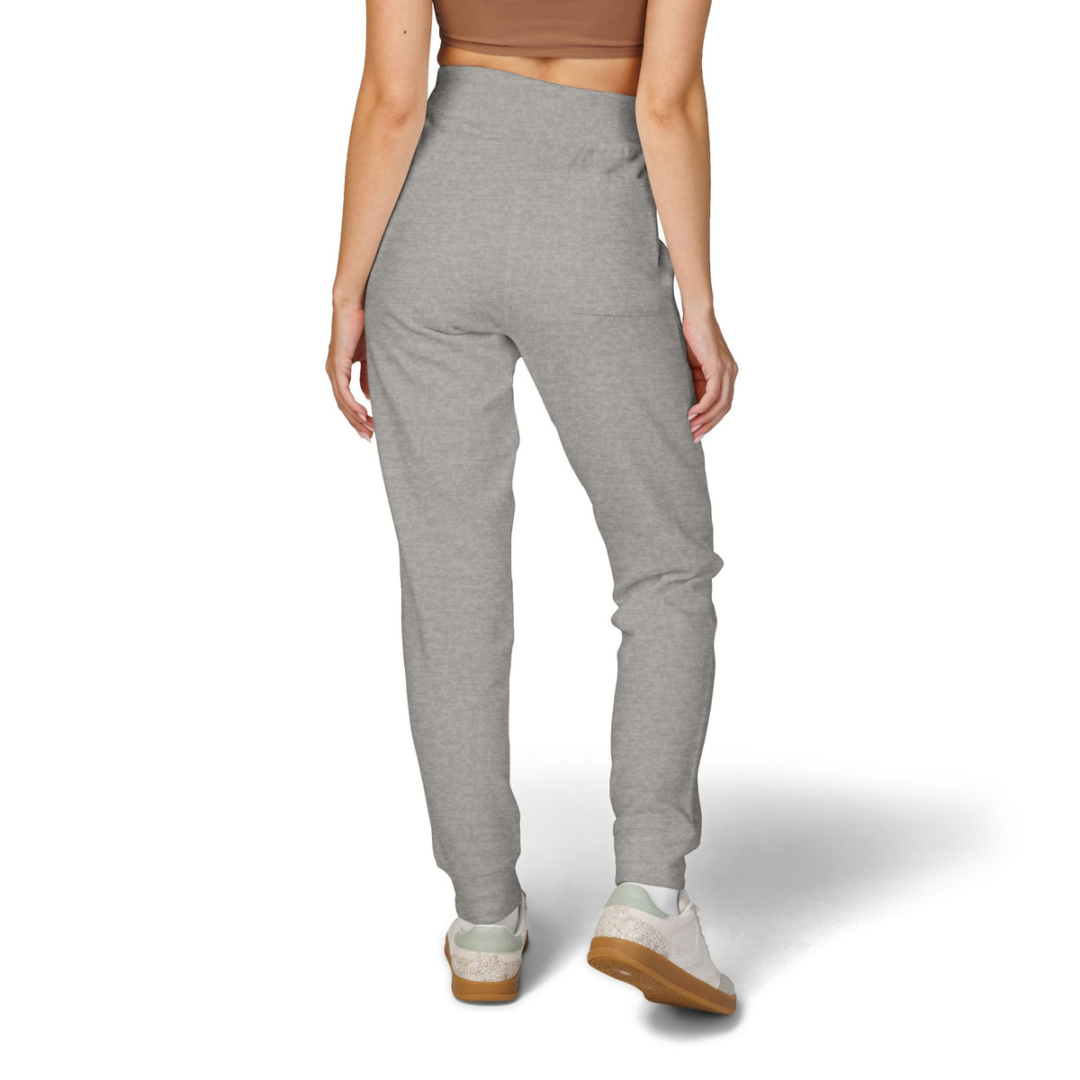 Jogging en polaire Zlash unisexe - gris - logo noir