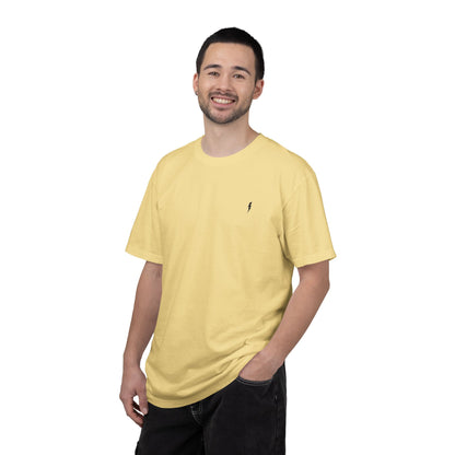 T-Shirt épais Zlash Homme - jaune beurre - logo noir