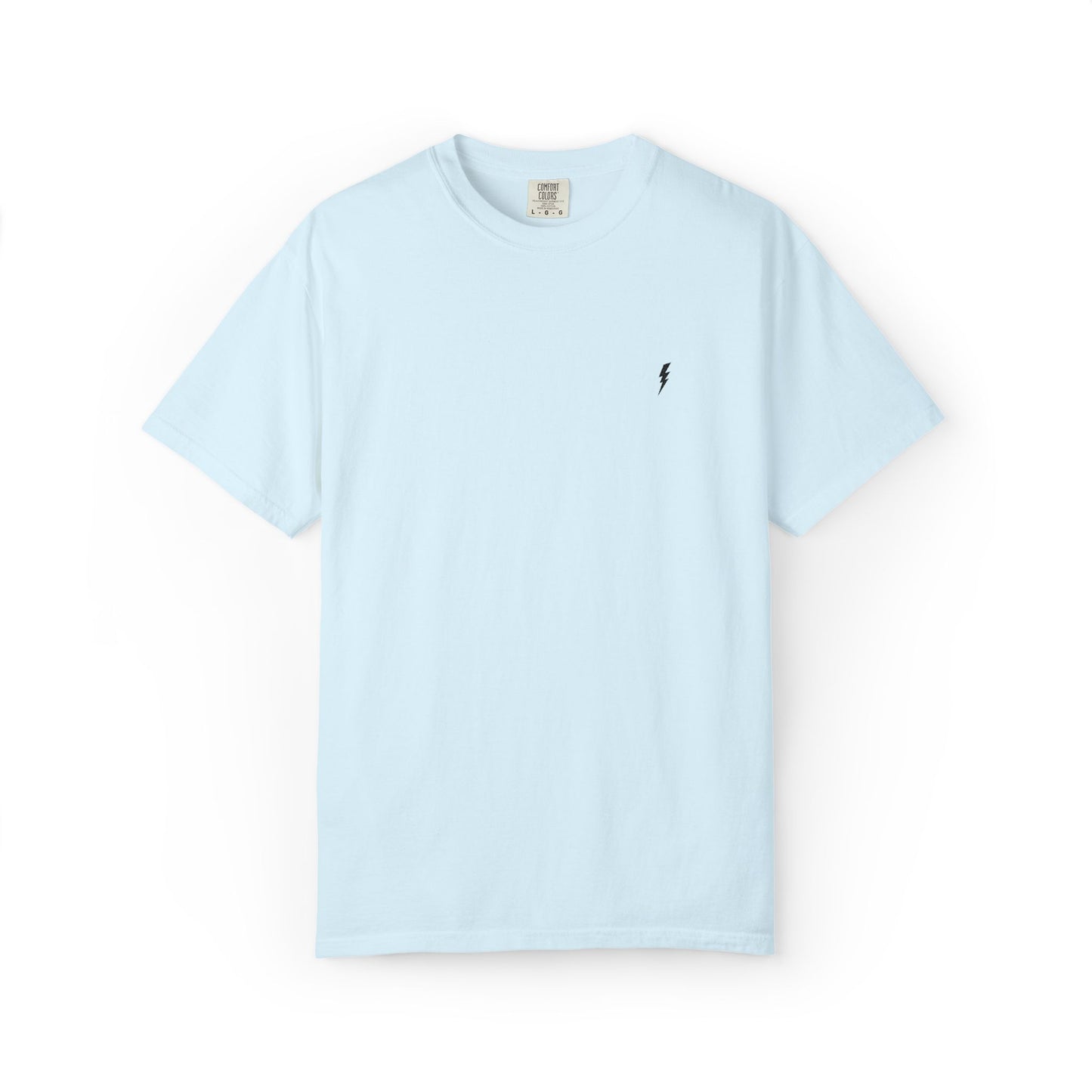T-Shirt épais Zlash Homme - bleu doux - logo noir