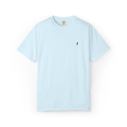 T-Shirt épais Zlash Homme - bleu doux - logo noir