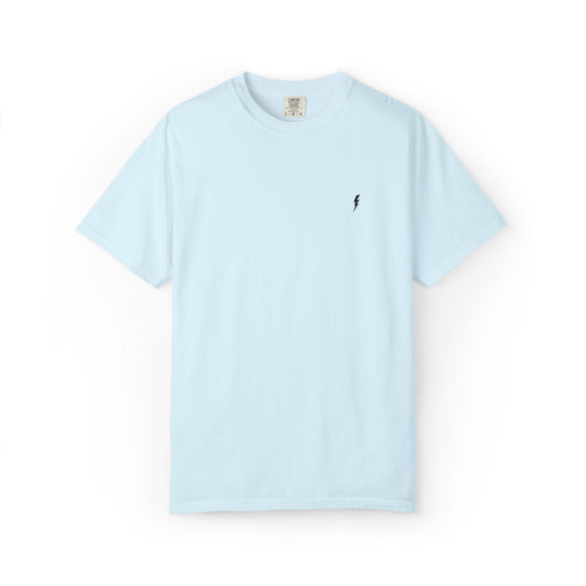 T-Shirt épais Zlash Homme - bleu doux - logo noir