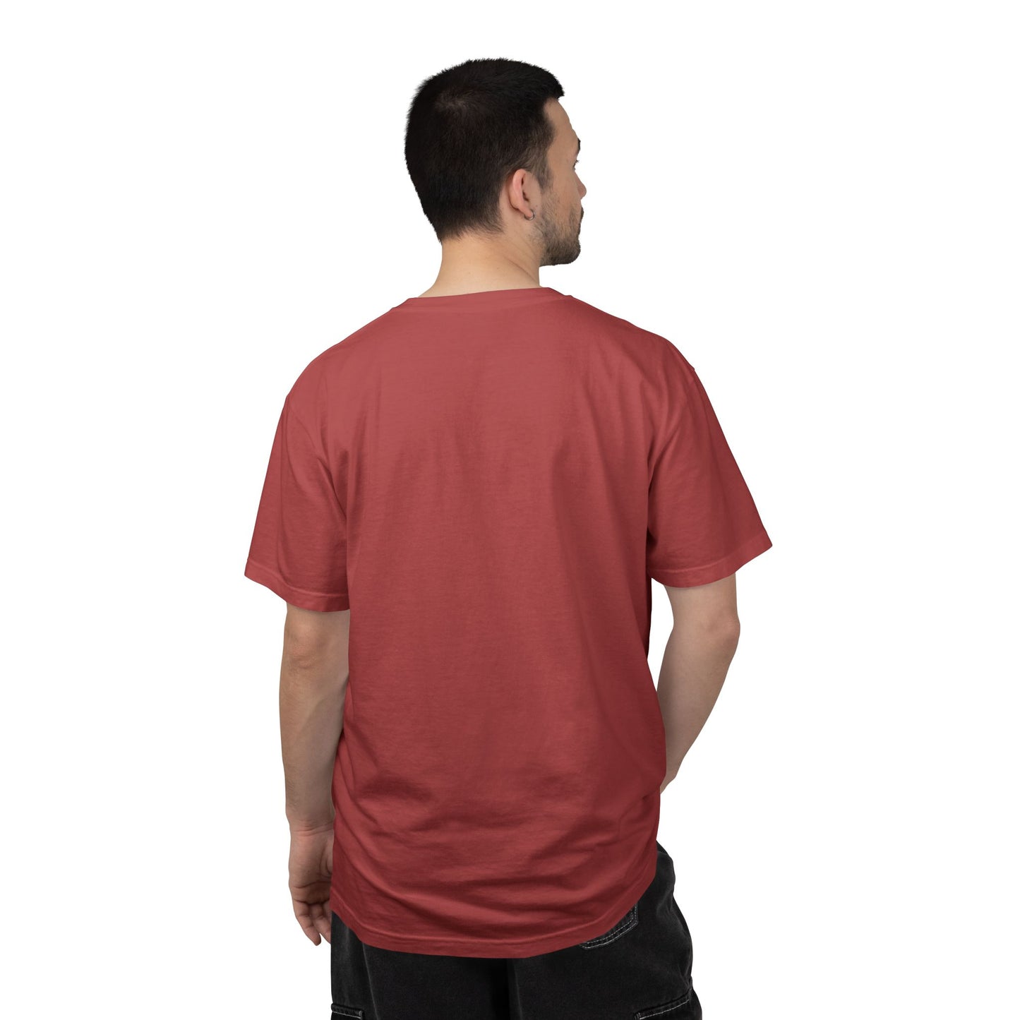 T-Shirt épais Zlash Homme - rouge profond - logo noir