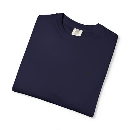 T-Shirt épais Zlash Homme - bleu marine - logo noir