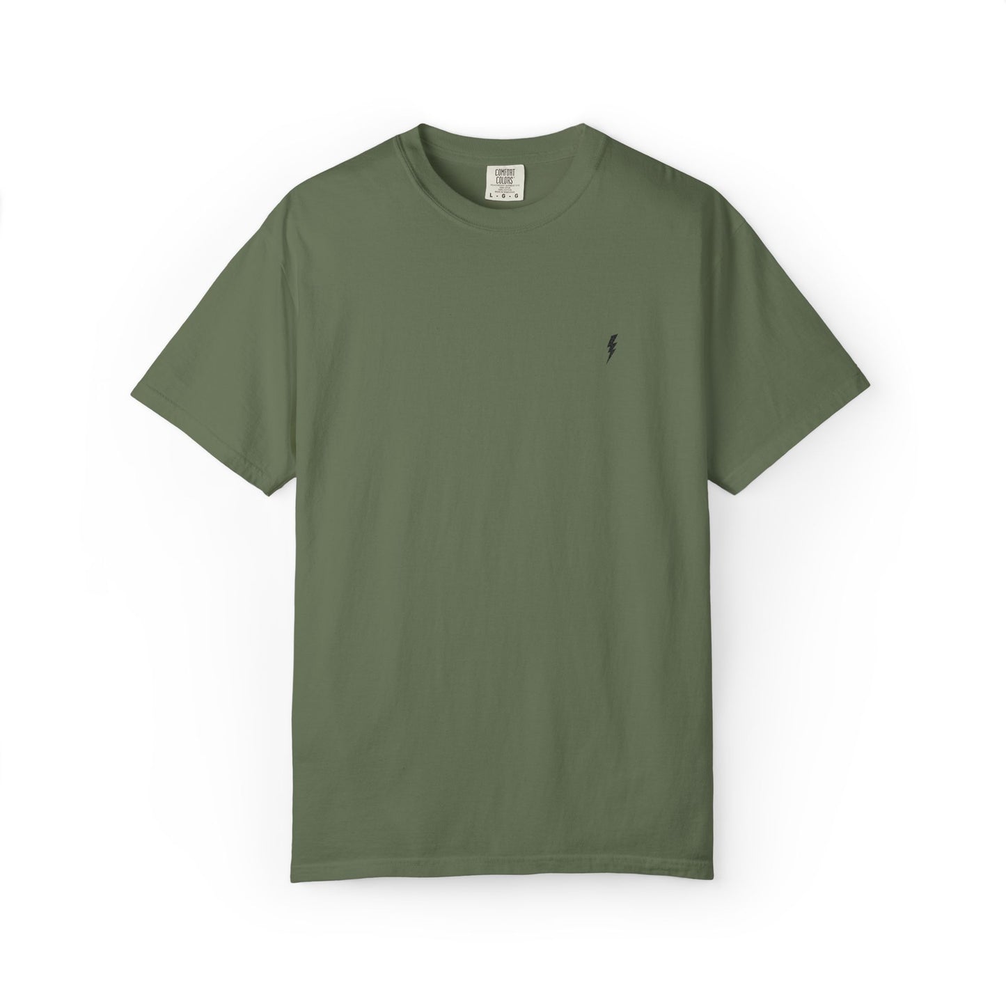 T-Shirt épais Zlash Homme - vert sauge - logo noir