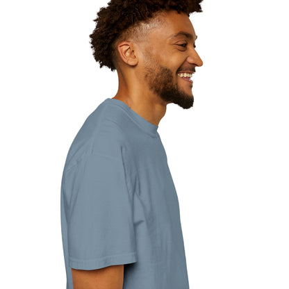 T-Shirt épais Zlash Homme - bleu glacier - logo noir