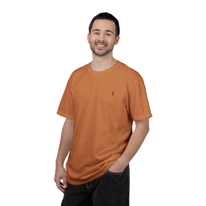 T-Shirt épais Zlash Homme - orange cocktail - logo noir
