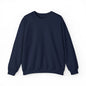 Sweat-shirt à col rond Zlash unisexe - bleu marine - logo noir