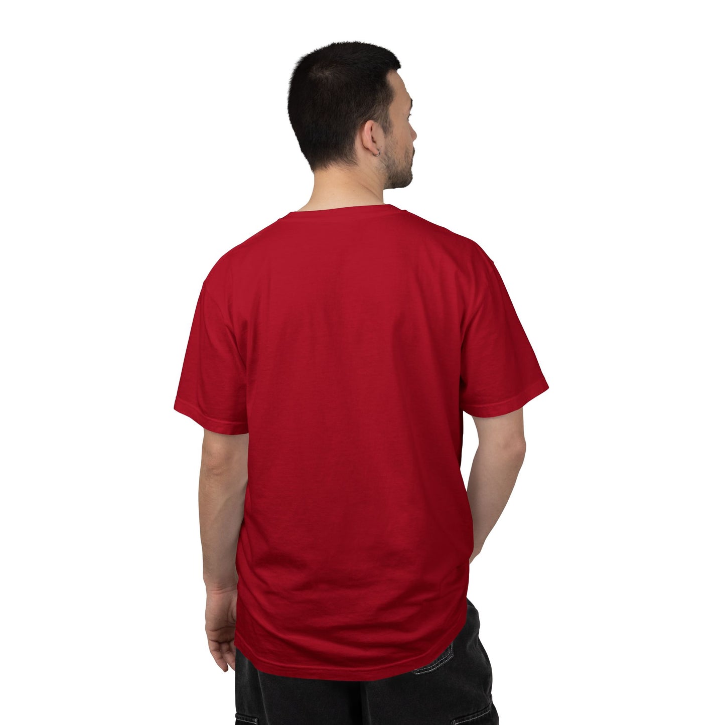 T-Shirt épais Zlash Homme - rouge - logo noir