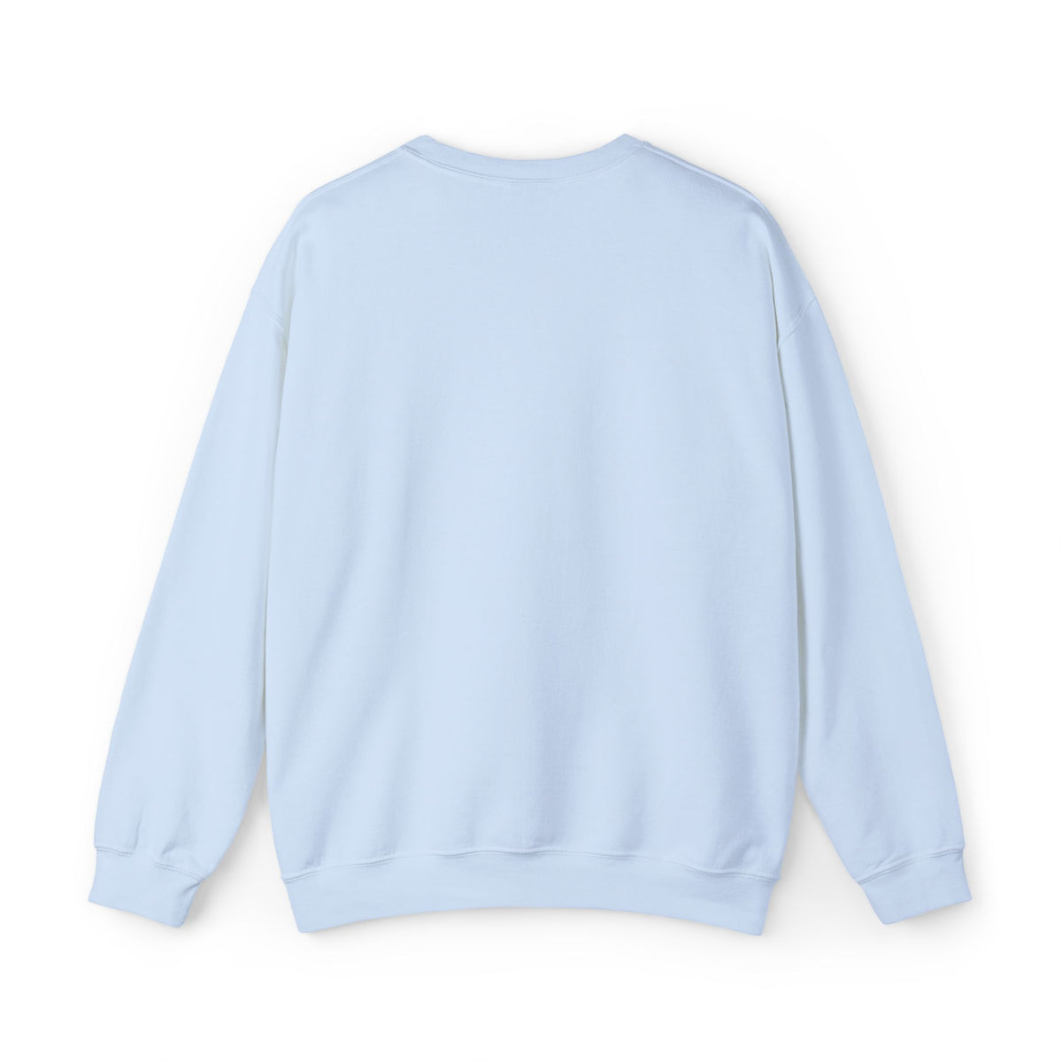 Sweat-shirt à col rond Zlash unisexe - bleu clair - logo noir