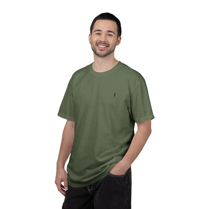 T-Shirt épais Zlash Homme - vert sauge - logo noir