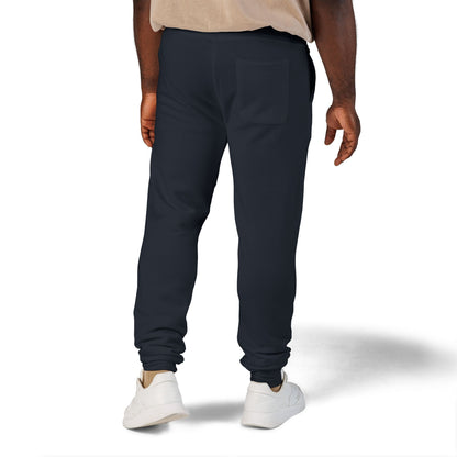 Jogging en polaire Zlash unisexe - bleu marine - logo noir