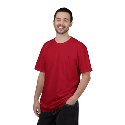 T-Shirt épais Zlash Homme - rouge - logo noir