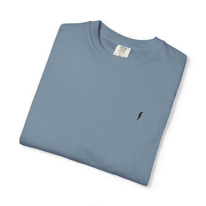 T-Shirt épais Zlash Homme - bleu glacier - logo noir