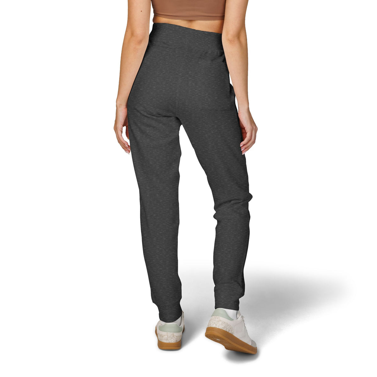 Jogging en polaire Zlash unisexe - gris anthracite - logo noir