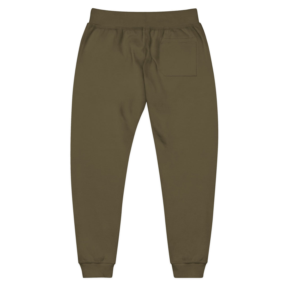 Jogging en polaire Zlash unisexe - vert militaire - logo noir