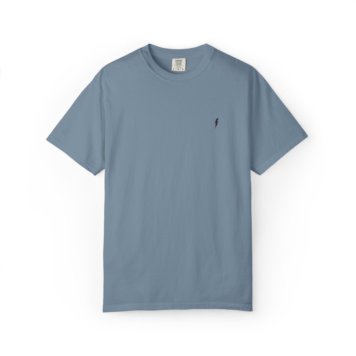 T-Shirt épais Zlash Homme - bleu glacier - logo noir