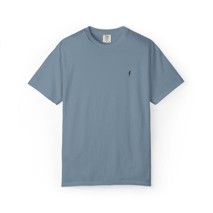 T-Shirt épais Zlash Homme - bleu glacier - logo noir