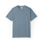 T-Shirt épais Zlash Homme - bleu glacier - logo noir