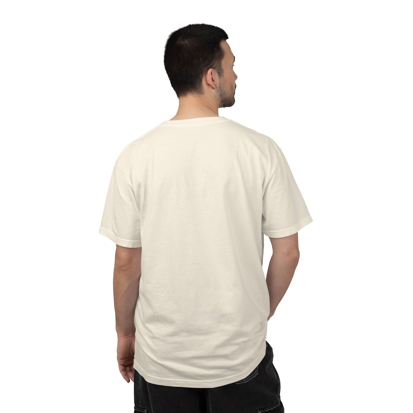 T-Shirt épais Zlash Homme - ivoire - logo noir