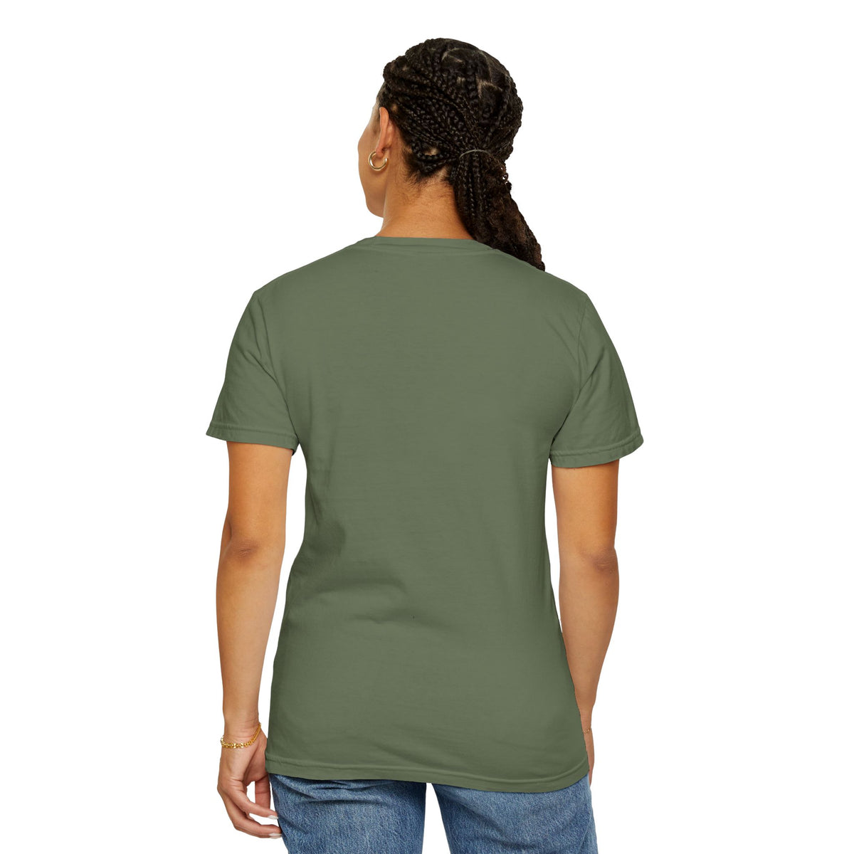 T-Shirt épais Zlash Femme - vert forêt - logo noir