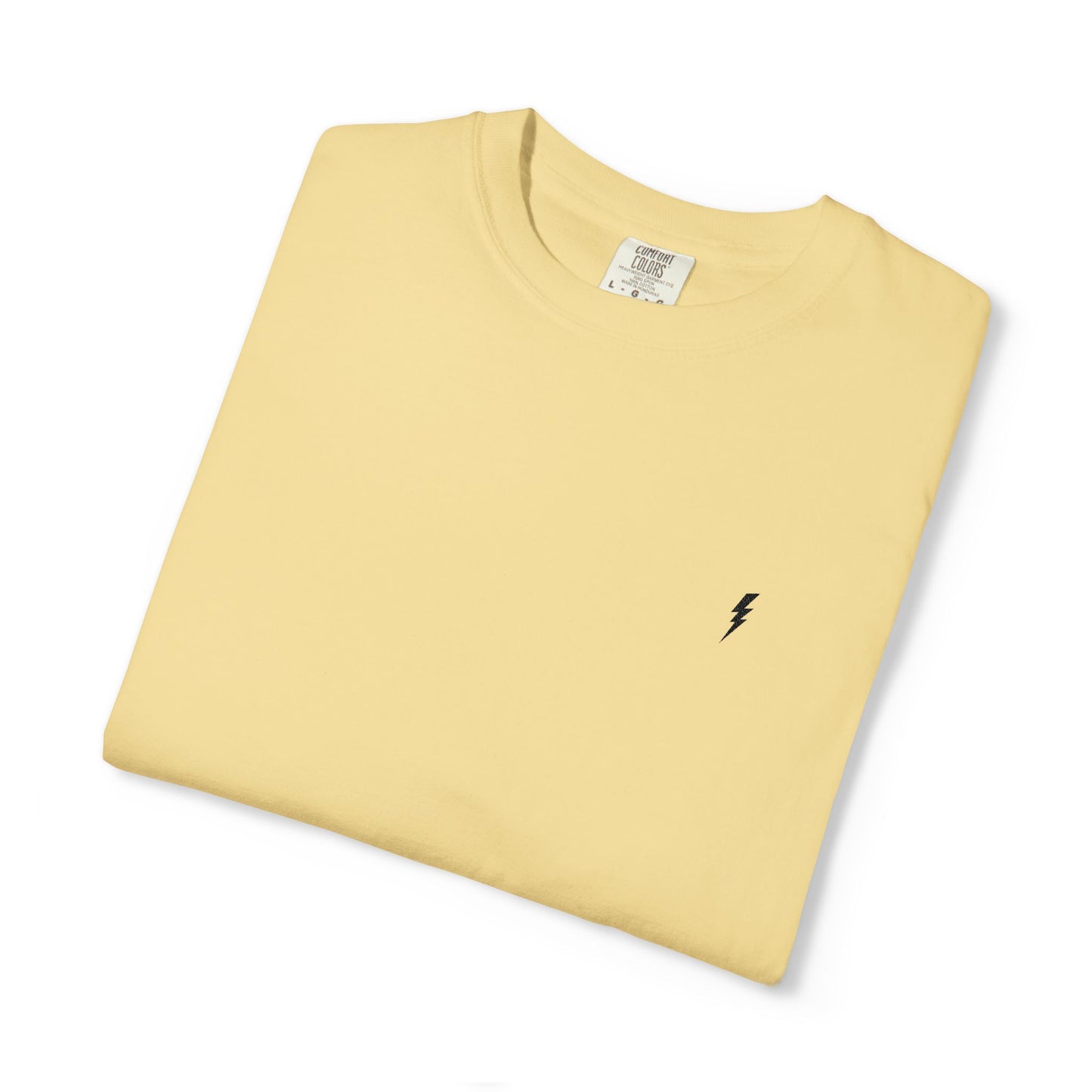 T-Shirt épais Zlash Homme - jaune beurre - logo noir