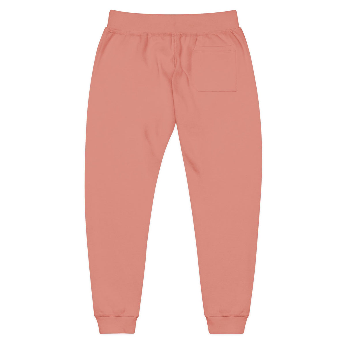 Jogging en polaire Zlash unisexe - vieux rose - logo noir