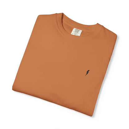 T-Shirt épais Zlash Homme - orange cocktail - logo noir