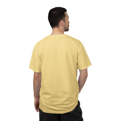 T-Shirt épais Zlash Homme - jaune beurre - logo noir