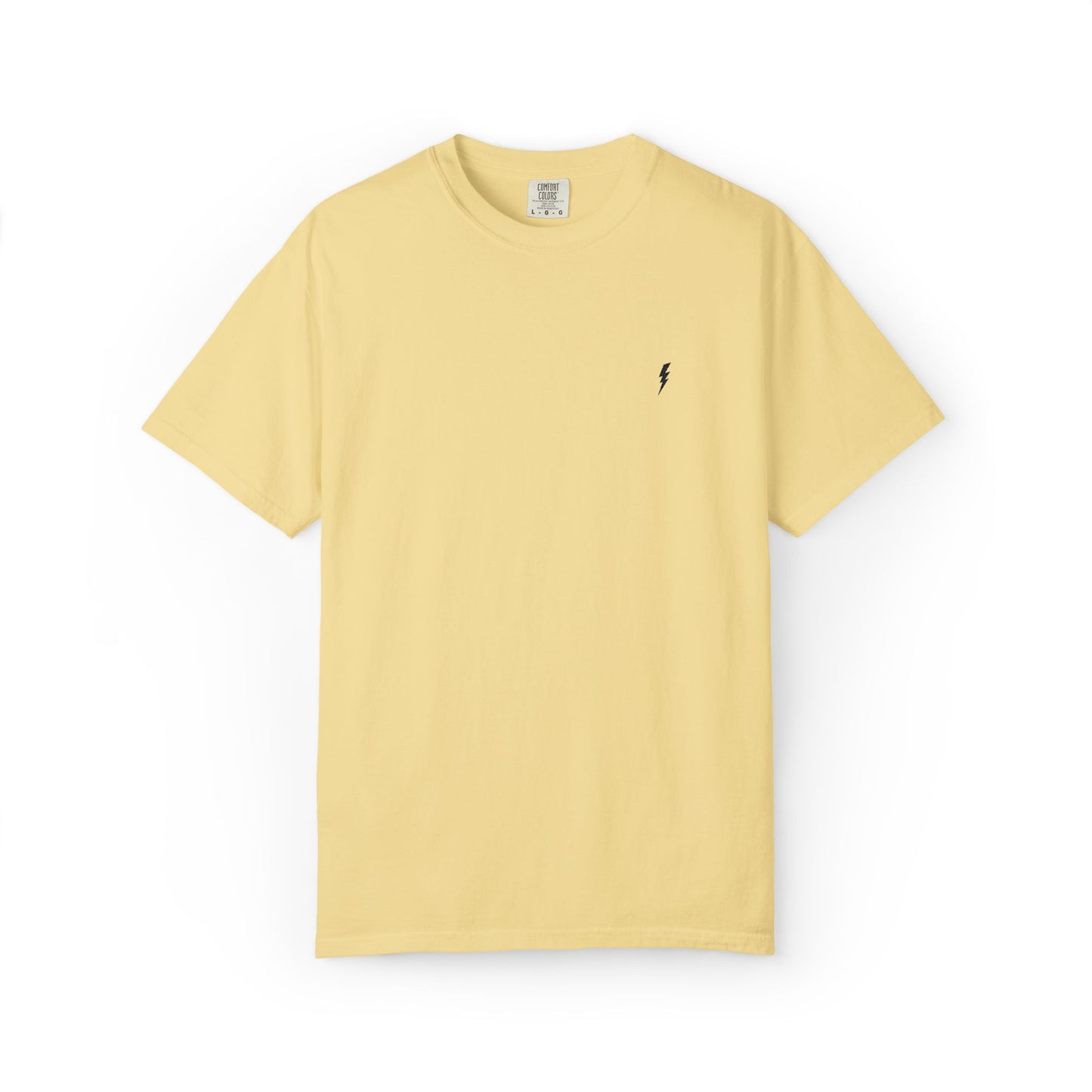 T-Shirt épais Zlash Homme - jaune beurre - logo noir