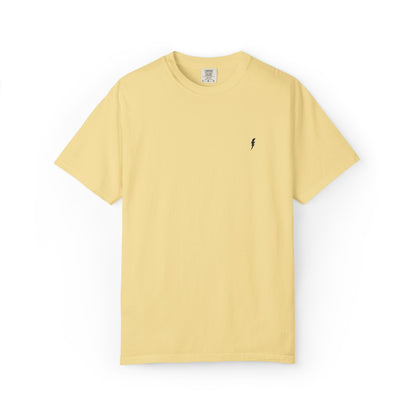 T-Shirt épais Zlash Homme - jaune beurre - logo noir