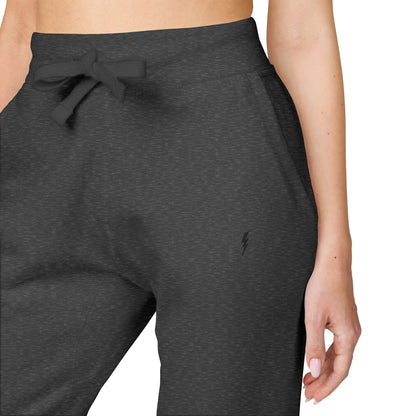Jogging en polaire Zlash unisexe - gris anthracite - logo noir