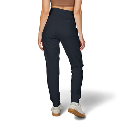 Jogging en polaire Zlash unisexe - bleu marine - logo noir