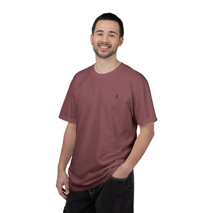 T-Shirt épais Zlash Homme - brique - logo noir