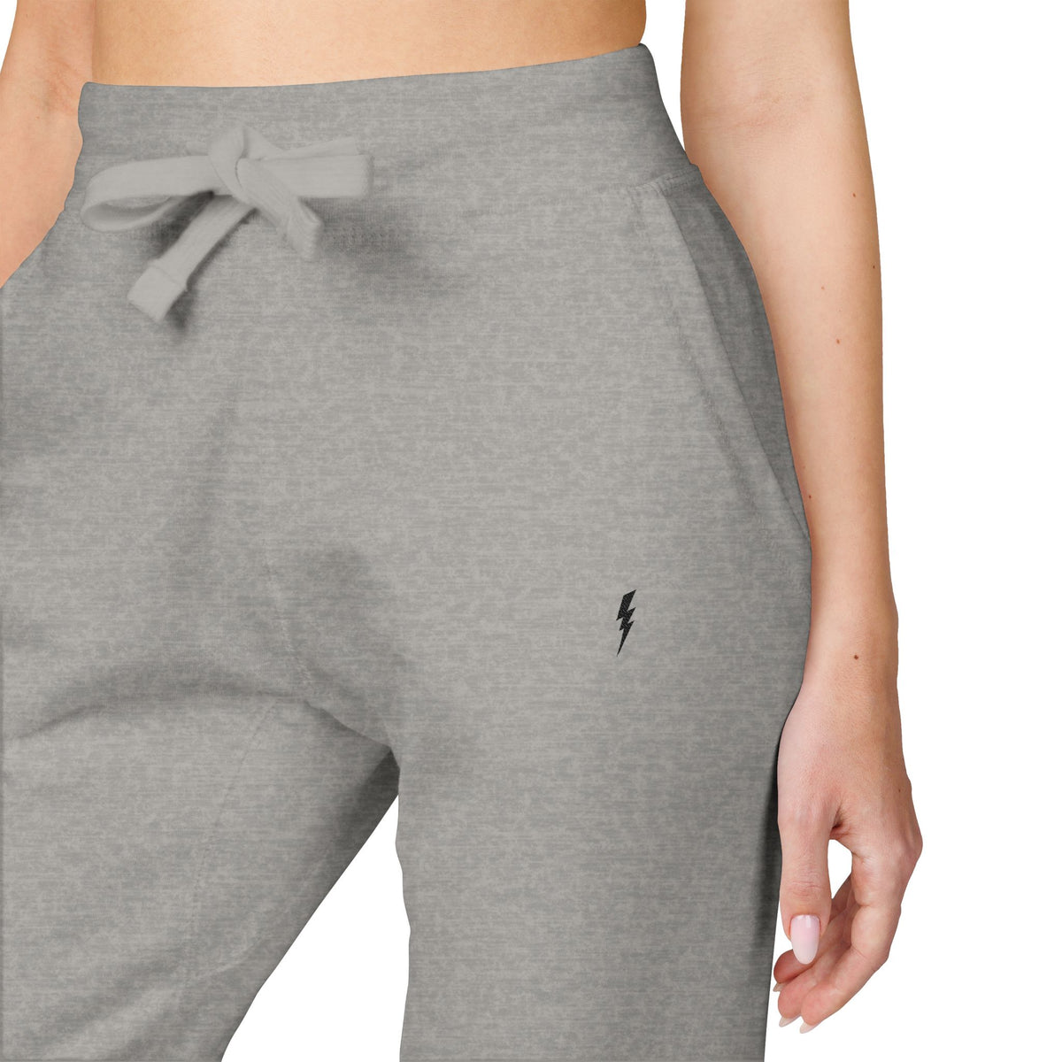 Jogging en polaire Zlash unisexe - gris - logo noir